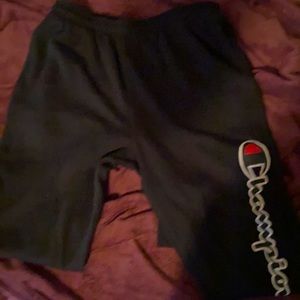 Black champion joggers